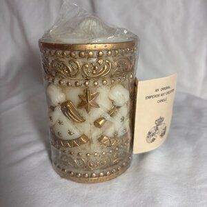 Vintage Original Emperor Candle by Peggy Weber Francis